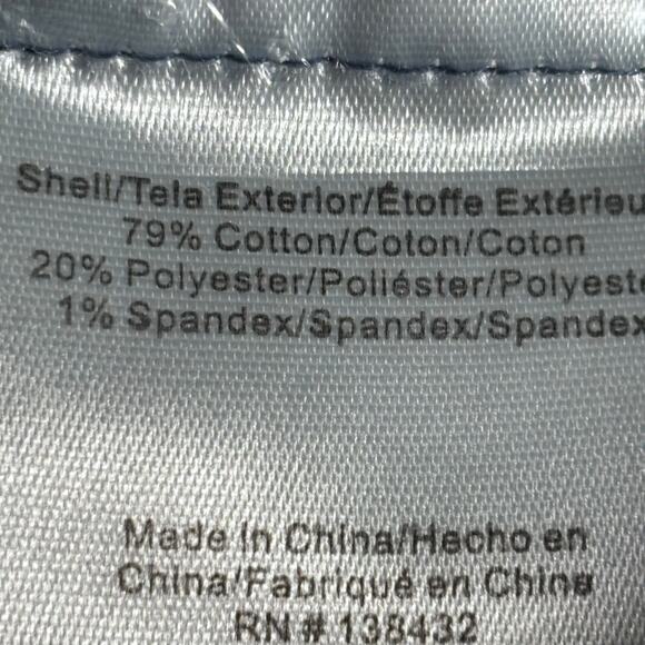 ModCloth Denim Overall Dress Embroidered Floral Owl Pocket Jumper Size Medium - Picture 6 of 9